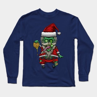 Monster santa claus ( zombie ) Long Sleeve T-Shirt